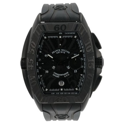 Franck Muller Conquistador Black Dial Titanium 34x48mm Automatic 8900 CC DT GP J