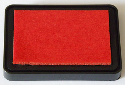 Creativ-Stempelkissen - Beste Qualität - 43713 orange Tinte - 54x75mm - Kreativ 
