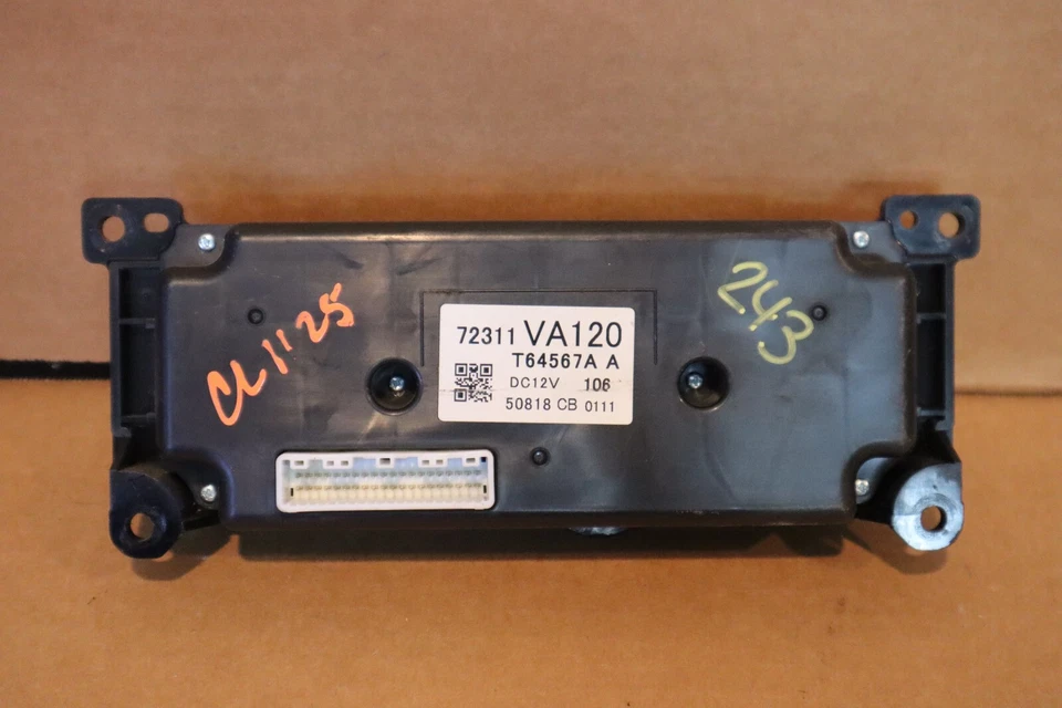 Оригинальный климат-контроль температуры тепла переменного тока для Subaru WRX 2015 2016 2017 72311VA120 - Изображение 2 из 4