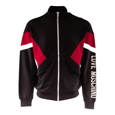 Love Moschino Men's Track Jacket M 137 02 Black BRAND NEW WITH TAG 