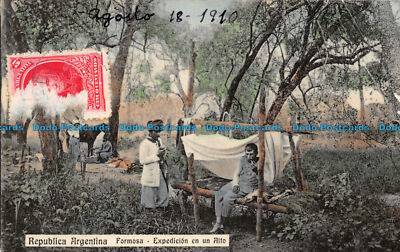 R103872 Republica Argentine Formosa. Expedicion en un Alto. S. 10