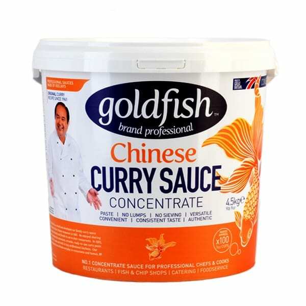 Goldfish CHINESE CURRY Sauce Concentrate BIG 4.5kg Catering Tub Chip Shop Chippy