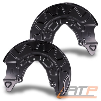 2x DECKBLECH BREMSSCHEIBE VORNE FÜR AUDI A3 Q2 Q3 TT SEAT ATECA LEON 5F