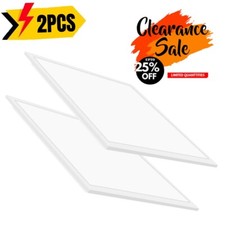 2x2 Drop Ceiling Light Fixture, 45W 5000K Recessed Back-Lit LED Flat Panel Light