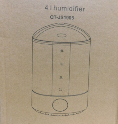 Migvela QT Hourly Ultrasonic Humidifier, Model # QT-JS1903, 4.0 Liter ...