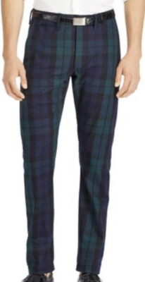 Polo Ralph Lauren スラックス 31/32 ブラックウォッチ Polo Ralph Lauren Blackwatch Tartan Stretch Slim Bedford
