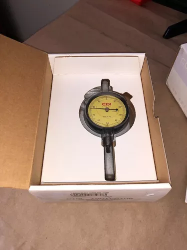 CDI DIAL INDICATOR 52025C 2.5MM RANGE .01MM AGD -2 DIAL READING 0-100 NEW