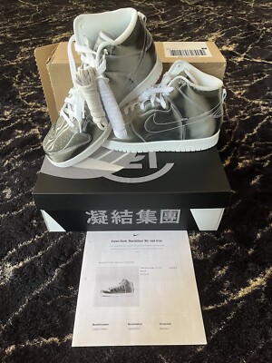 Nike Dunk High CLOT Flux DH4444-900 EU Grösse 44 - US 10 Neu Metallic Silver