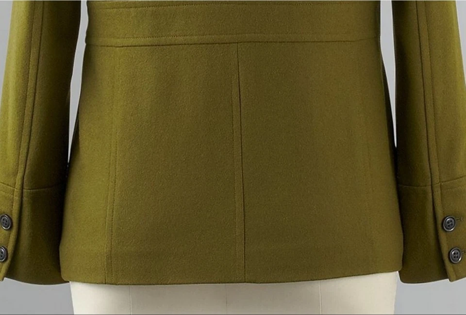  Women's outerwear Winter Military peacoat hooded Wool jacket plus 1X 2X 3X$180 - Image 4 of 4