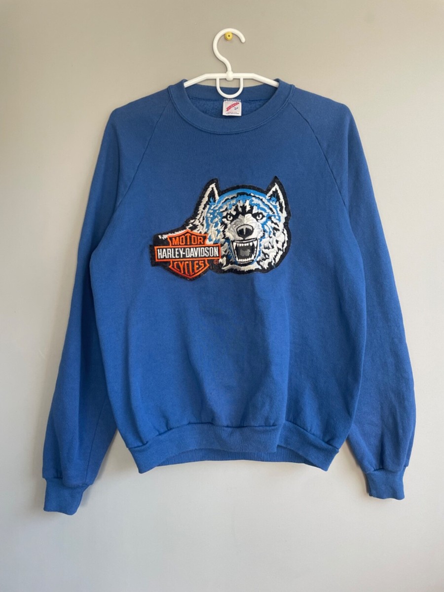 Vintage Harley Davidson Wolf made in USA sweatshirt size M
