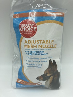 grreat choice mesh muzzle