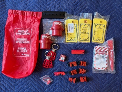Master Lock Electrical Lockout Tagout Kit | eBay