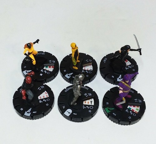 Marvel Heroclix Hazmat Echo Mettle Hellcat And More With Cards Set Of 6 Wizkids - Picture 6 of 12