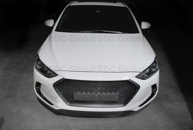 Image 61 - Universal ABS Honeycomb Mesh Insert Grille Bumper Vent [Matte Black] *USA Stock*