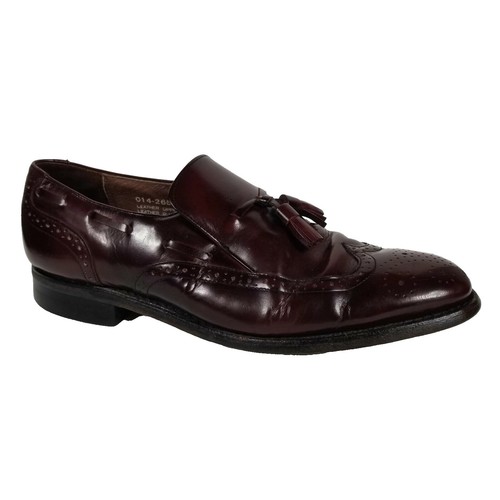 Dupont Corfam Wingtip Men\'s Shoes Size 8.5 C Dupont Corfam Brown Oxford Wingtip Lace Up Dress Shoes Mens  main image 3