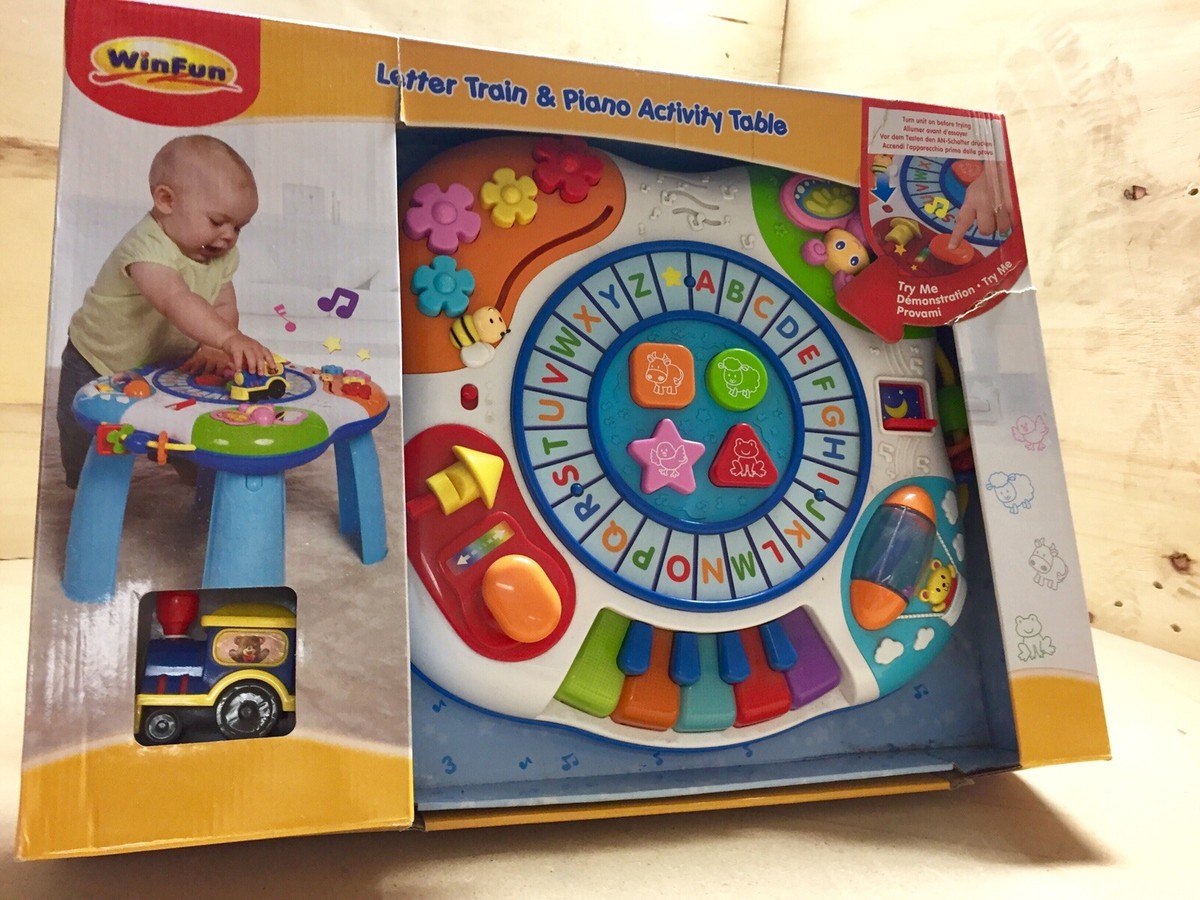 WinFun Letter Train and Piano Activity Table
