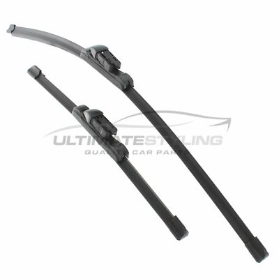 Front Windscreen Wiper Blades Pair Set Vauxhall Mokka SUV 2012-5/2017 Exact Fit
