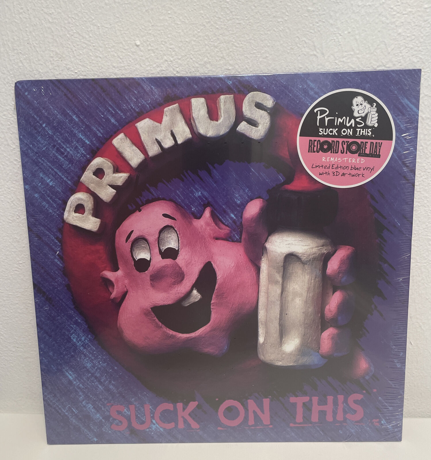 PRIMUS Suck On This Blue Vinyl LP RSD Record Store Day RSD With 3D Artwork NEW