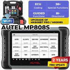 Autel MaxiPRO MP808S Auto Diagnostic Scanner Tool Bidirectional Key Coding TPMS