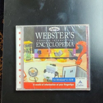 Websters Concise Interactive Encyclopedia (PC, 1994) NEW/SEALED
