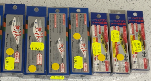 MajorCraft Egizo Squid Jigs x 7 of - 4 x 2.5 Egizo Squid Jigs / 3 x 2.0 EBF - Picture 4 of 4