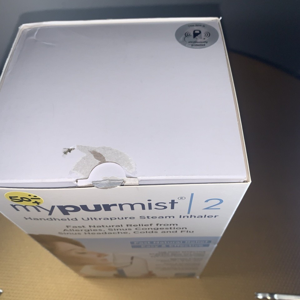 MyPurMist 2 Handheld Ultrapure Sinus Steam Inhaler Kit - MPM2 ...