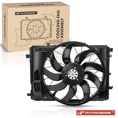 A-Premium Cooling Fan Assembly with Brushless Motor for Mercedes-Benz C250 C300