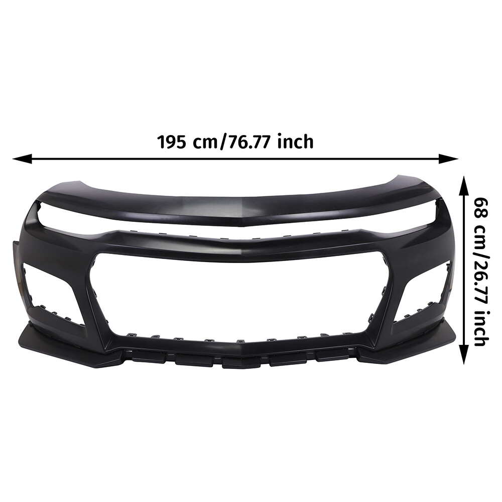Front Bumper Grille Cover Replace For Chevrolet Camaro 1LE Style 2016-2018