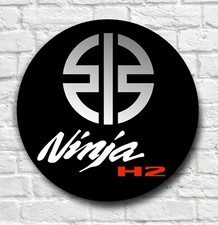 KAWASZKI NINJA H2 2FT GROSS GARAGE SCHILD PLAKETTE MOTORRAD MOTORRAD MANN H&Ouml;HLE