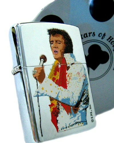 Retired Elvis Presley Aloha Stars Hollywood Zippo Lighter | eBay