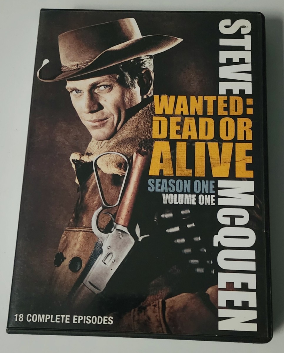 Wanted Dead or Alive DVD Season One Western TV Series Steve