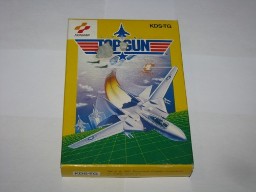 Top Gun Famicom NES Japan import boxed +manual chara card US Seller - Picture 7 of 12