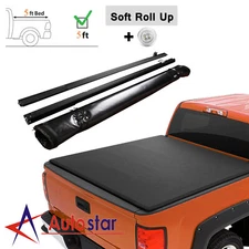 Soft Roll Up Tonneau Cover For 2005-2015 Toyota Tacoma Crew Extended Cab 5ft 60"