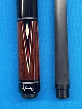 JACOBY CUSTOM POOL CUE  JACOBY 4.0 CF 11.8MM 30"  SHAFT  RADIAL EBONY COCOBOLO