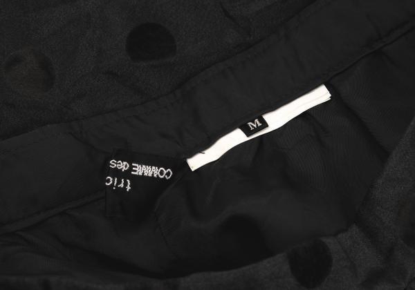 tricot COMME des GARCONS Poly Flocky Dot Wide Pants Size M(K tricot COMME des GARCONS Poly Flocky Dot Wide Pants Size M(K