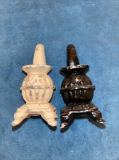 Coctelera de sal y pimienta vintage olla de hierro fundido estufa vientre pintura para astillas DAÑOS
