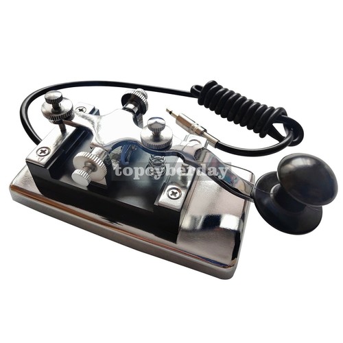 K4 Ręczny klucz telegraficzny Morse Key CW Key Fit Radio krótkofalowe Morse Code Practice - Zdjęcie 4 z 8
