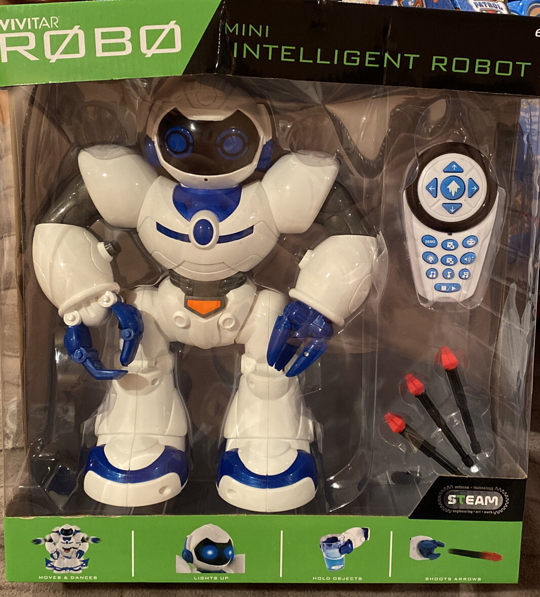 Mini Inteligent Robot Vivitar ROBO Remote Control