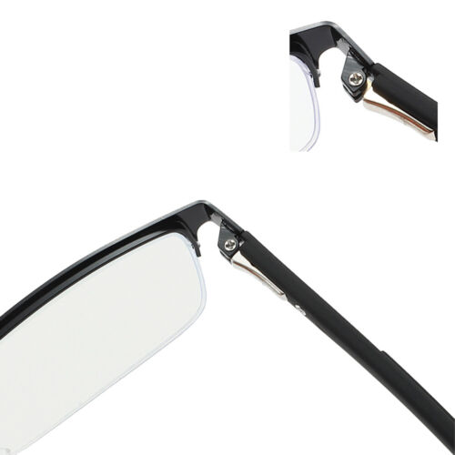 Gafas de lectura rectangulares con bloqueo de luz azul para hombre con bisagra de resorte lectores nuevas - Imagen 15 de 19
