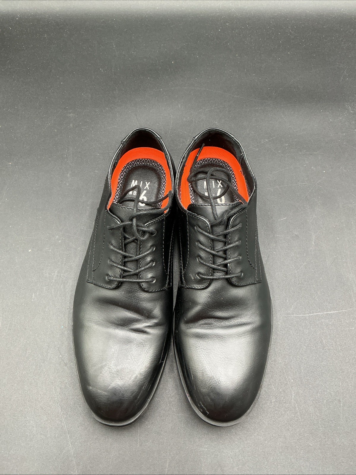Mix No. 6 Caiden Men's Black Lace-Up Oxford Shoes Size 8.5