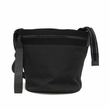 Bottega Veneta Bucket Messenger Bag Nylon Shoulder Black Used