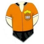 Heavy Duty Orange 180 Shirt Dart Flights