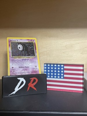 2002 Pokemon Neo Discovery, Base Set, Unown [A], Holo Rare, 14/75, Light Play