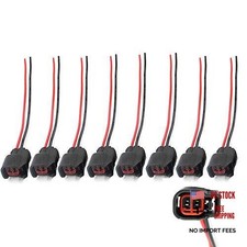 8 Pcs Fuel Injector Connector Pigtail Wire EV6 EV14 USCAR Fit for Dodge LS2