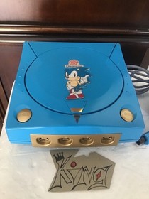 💙 SEGA Dreamcast HKT-3020 Home Console 💙 Edition🌟💙 GOLD/BLUE