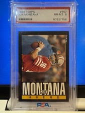 Joe Montana Football Cards and Rookie Cards Checklist 18