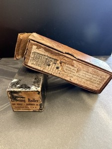 2 Antique Wood Graining Rollers – Davis Patent & Ridgely – Original Boxes