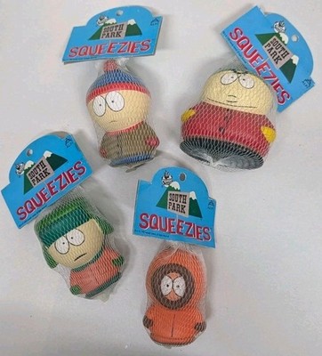 Vintage 1998 SOUTH PARK Squeezies LOT of 4 Eric Kenny Kyle Stan R