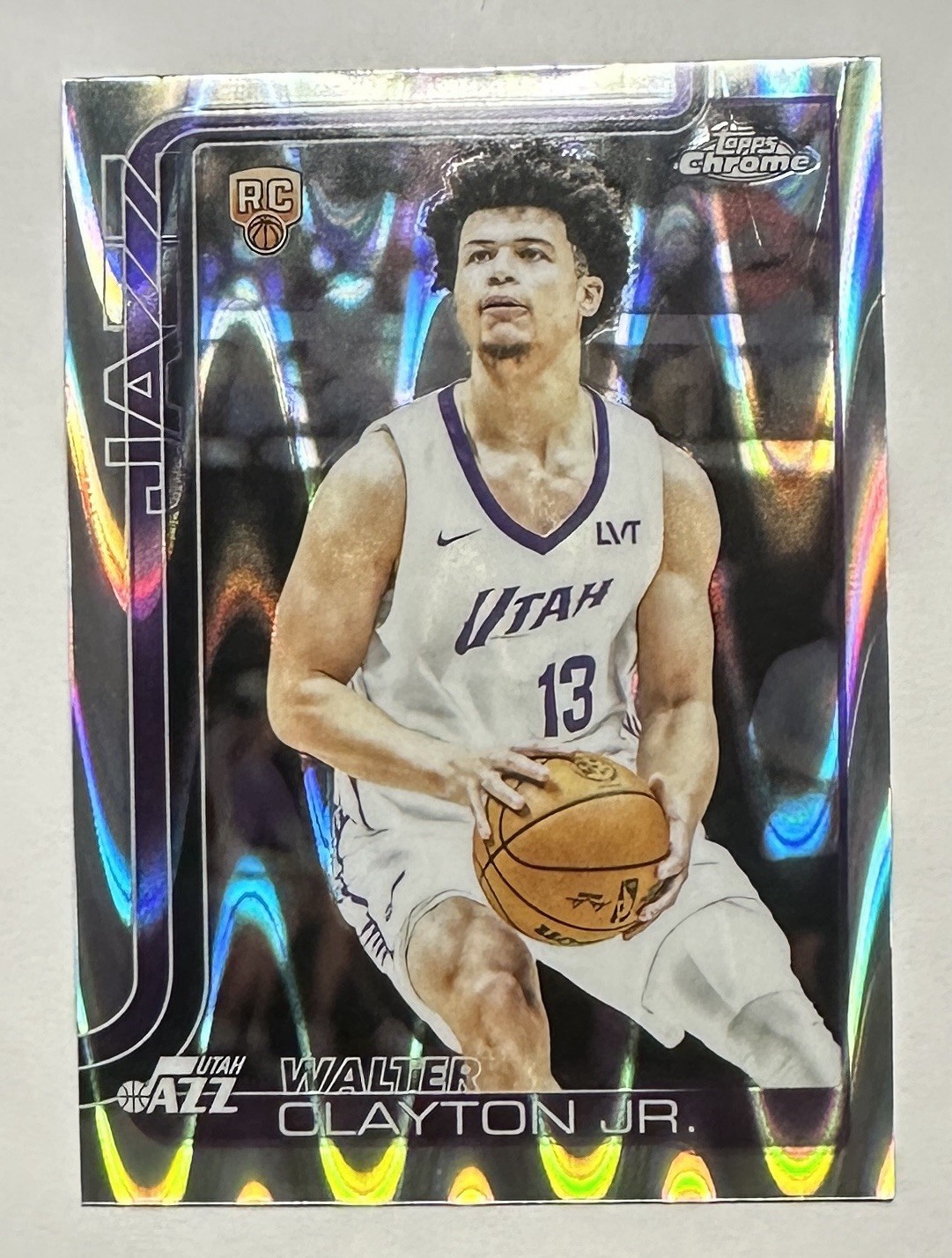 2025-26 Topps Chrome - Walter Clayton Jr. #268 RayWave Refractor (RC)