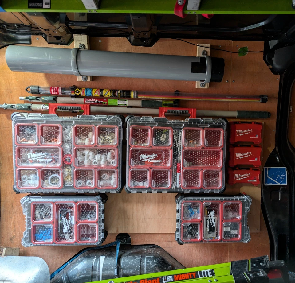 Large Milwaukee Packout Wall And Floor Mounting Plate - Image 3 of 3